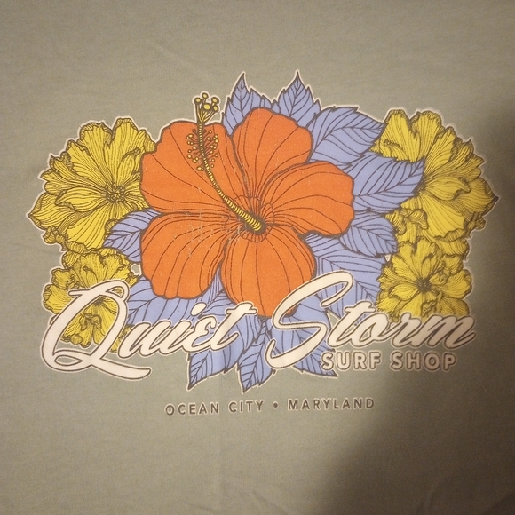 Quiet Storm crop top tee - Picture 2 of 3